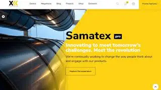 Samatex - Industrial WordPress Theme + Woocommerce