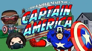 United States of Captain America | Halt and Catch USA | Amazing Astronaut