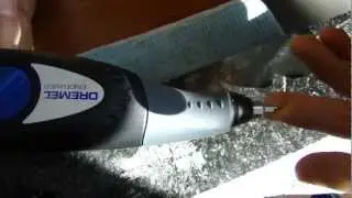 Машинка граверная DREMEL ENGRAVER в подключении через диод видео обзор 03.11.2012