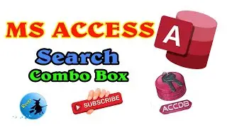 How to add search combo box to MS Access Form
