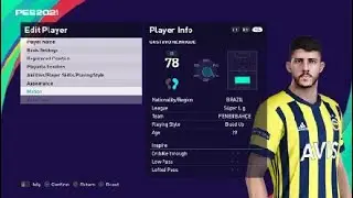 Gustavo henrique face e football pes 2021 Fenerbahce