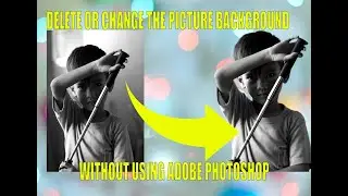 Delete or Change the Picture Background w/out Using Adobe photoshop