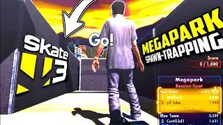 MEGAPARK SPAWN TRAPPING! - Skate 3 TROLLING