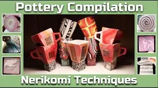 Pottery Compilation - Nerikomi Patterns and Techniques