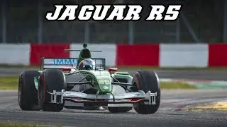 2004 Jaguar R5 F1 - 1 lap at Circuit Zolder (insane V10 scream)