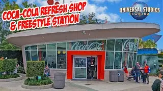 Check Out the Coca-Cola Refresh Freestyle Station at Universal Studios [4K]