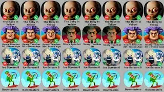 The Baby In Yellow Chapter 2 3, Scary Teacher 3D, Ice Scream 8, Bowmasters, Poppy Playtime Chapter 3