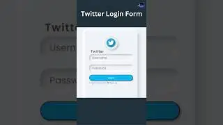 Twitter Login Form in HTML and CSS | 