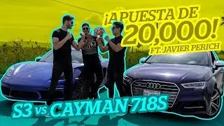 Apostamos 20 MIL PESOS vs Javier Perich - Cayman 718 S vs S3
