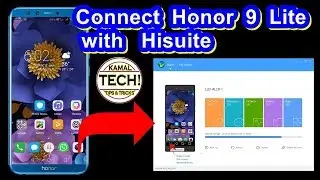How to Connect Honor 9 lite with Hisuite | Android Smart Device Manager?