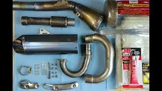 YZ450F Supermoto Build: FMF 4.1 Repack & Exhaust Heat Wrap Ep. 4
