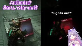 Moment before disaster-- Bijou: Begin decontamination?  Sure, why not? (Dead Space)  [Hololive/clip]