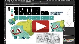vector tutorial w/ ohmgee episode 3: bulbasaur