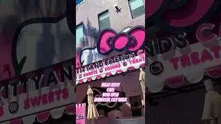 🎀Hello Kitty Cafe 🎀now open at Universal City Walk #universalcitywalk #hellokittycafe