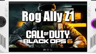 Call of Duty Black Ops 6 | Zombies | Campaign | Asus Rog Ally Z1 Performance Test | 15w - 30w
