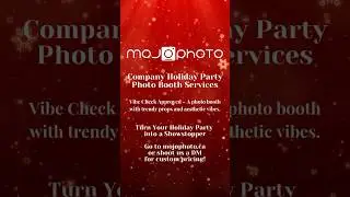 COMPANY HOLIDAY PARTY PHOTO BOOTH EDMONTON AND CALGARY #photoboothedmonton #photoboothcalgary