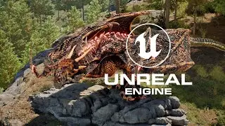Dragon Character Unreal Engine 5 by Oscar Creativo #unrealengine5 #blender