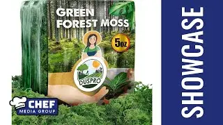 DUSPRO Artificial Green Moss for Crafts Showcase