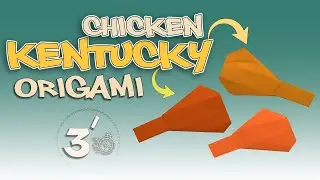 Easy Kentucky Origami 🍗 How to Cook Your Paper Kentucky Chicken DIY 🍖