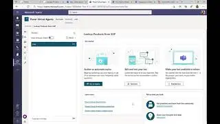 Power Platform + SAP - Chatbots in Teams retrieving data from SAP  (Demo 3)