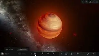 Coliding Jupiter with a random Exoplanet
