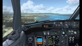 FSX (HD) PMDG 737 NGX Arrival into Heraklion