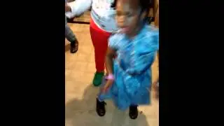 3 year old doing"Betcha can't do it like me" dance