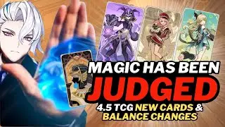 FONTAINE JUDGEMENT || Reviewing ALL new cards Neuvillette Kirara Charlotte - Genshin Impact TCG