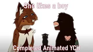 She likes a boy // Completed Animated YCH