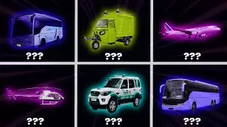 144 Vehicles "Bus, Truck horn, Police siren, Airplane" Sound Variations [Mega Mix] Ayieeeks Original
