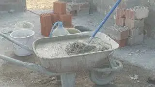Toprak Burgu Motoruyla harç karıştırma
