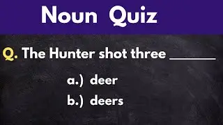 Noun quiz with answer  test level : beginner