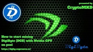 How to start mining DigiByte DGB on pool with Nvidia GPU