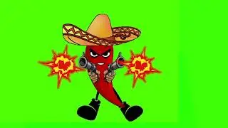 COPYRIGHT FREE GREEN SCREEN TALKING AND WALKING CHILIES|LET'S TUBE |