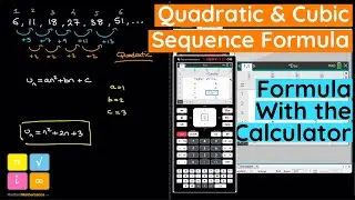 IGCSE Maths: How to find Quadratic & Cubic Formulas on TI-Nspire CX