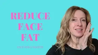 3 Face Exercises To Reduce Fat Face / Facial Lymphatic Drainage Massage/Over 40