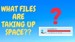 How to find out what is taking up your hard drive space