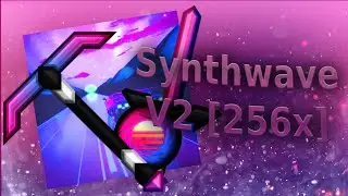 Synthwave V2 [256x] MCBE PvP Texture Pack (1.21+) | 20% FPS Peaceful Best Mcpe PVP Pack ever?