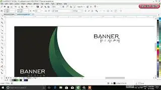 Coreldraw x7 Tutorial - How to Make Banner Design tutorial