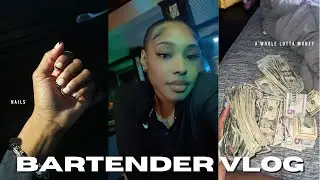 BARTENDER VLOG| I made $1000 in 3 days!
