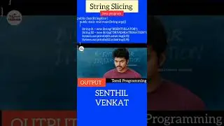 String Slicing in Java & Python
