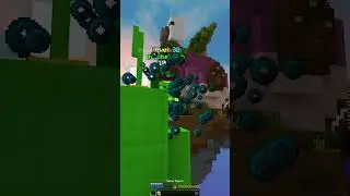 Block Clutch + Adrenaline = This reaction #minecraft #bedwars #funny #youtubeshorts #shorts