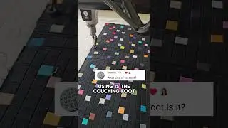 Real time quilting!