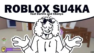 Говорим на ломанном английском и играем в Роблокс (ft. Dartrix and Chonya)