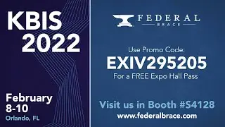 Federal Brace is Going to KBIS 2022!
