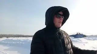 Чистка Вертолётной площадки в ручную/ Helipad cleaning by hand