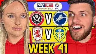 CHAMPIONSHIP WEEK 41 PREDICTIONS
