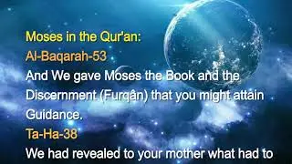 Jesus and Moses in the Qur'an