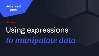 Using expressions to manipulate imported data