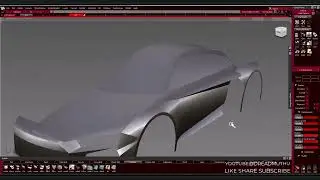 AUDI 2019 - Autodesk Alias Autostudio - Part 3 - NURBS Modeling - Car Modeling